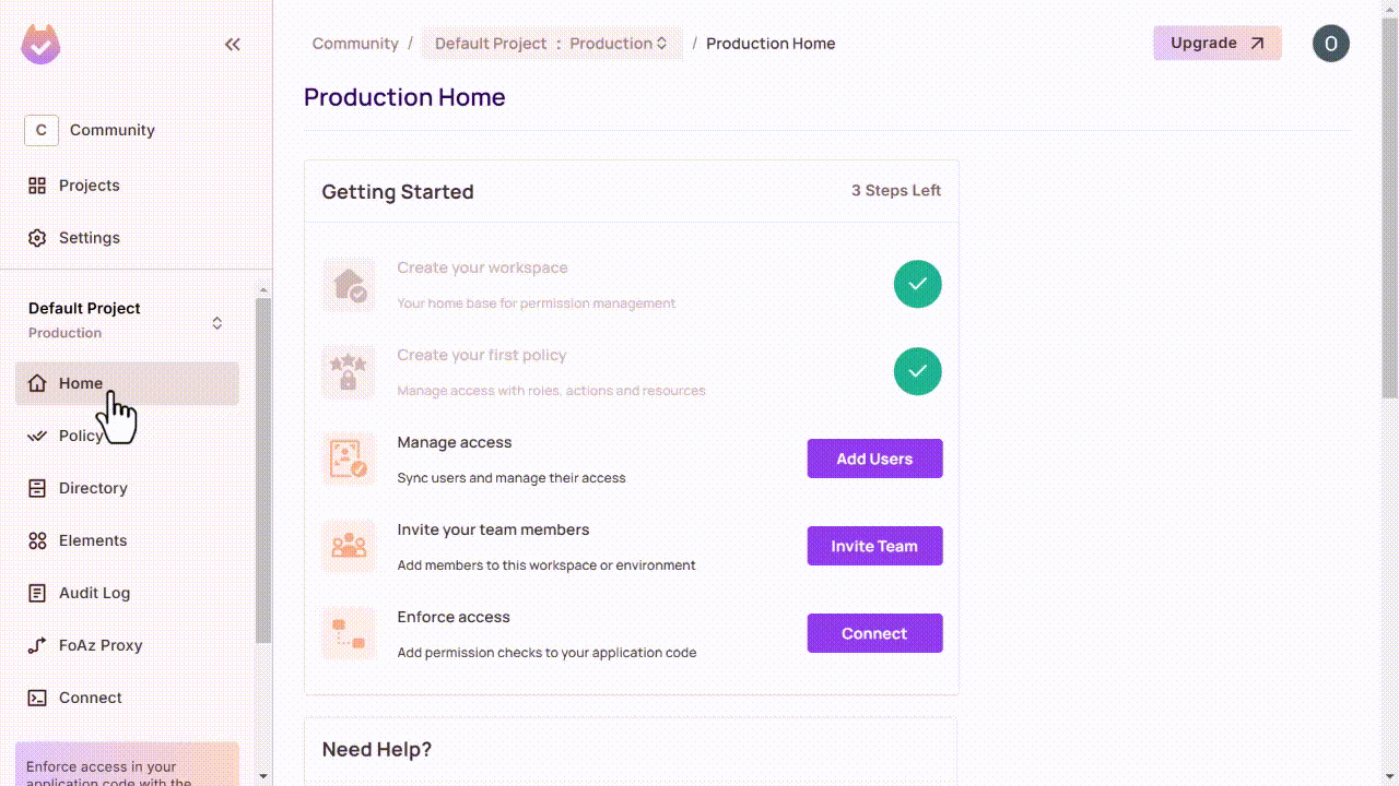 Demo of Creating Test Users and assigning Roles in Permit.io