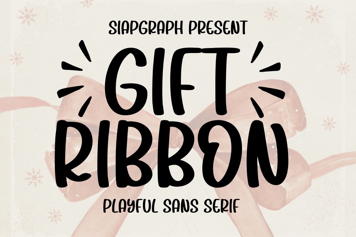 Gift Ribbon Font Free