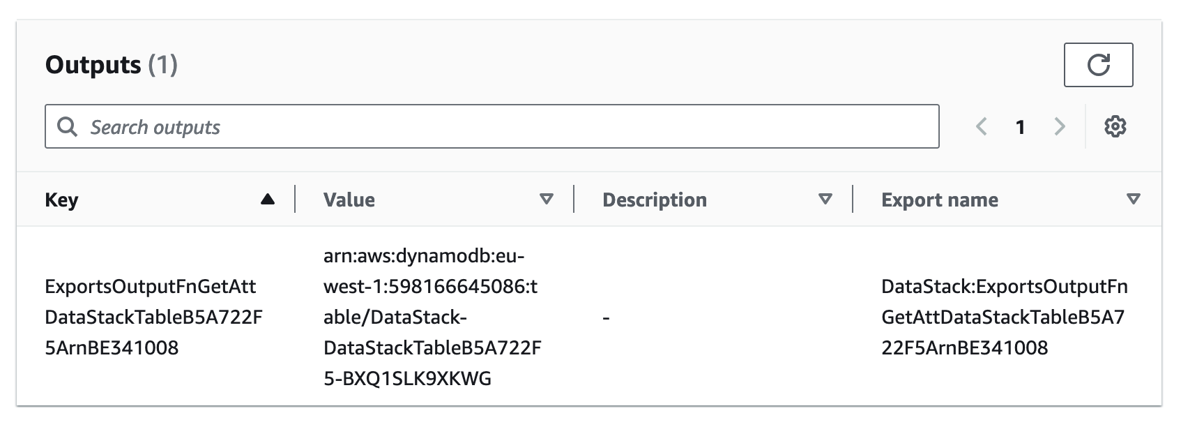 Avoiding CloudFormation Stack Outputs