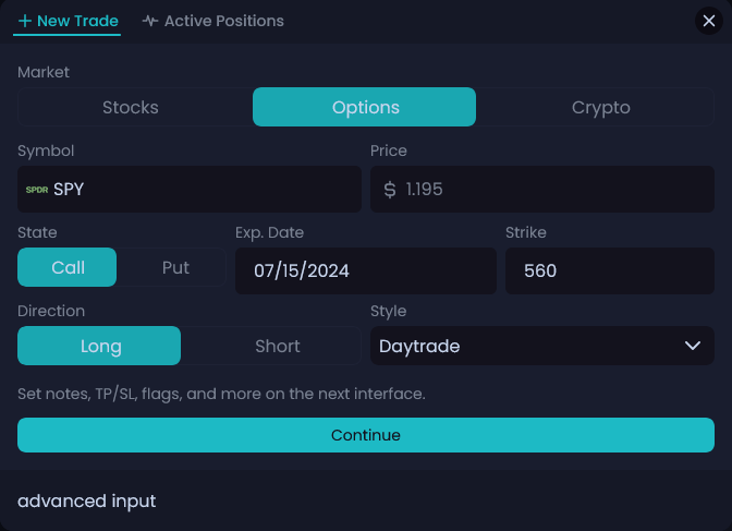 NVSTly New Trade