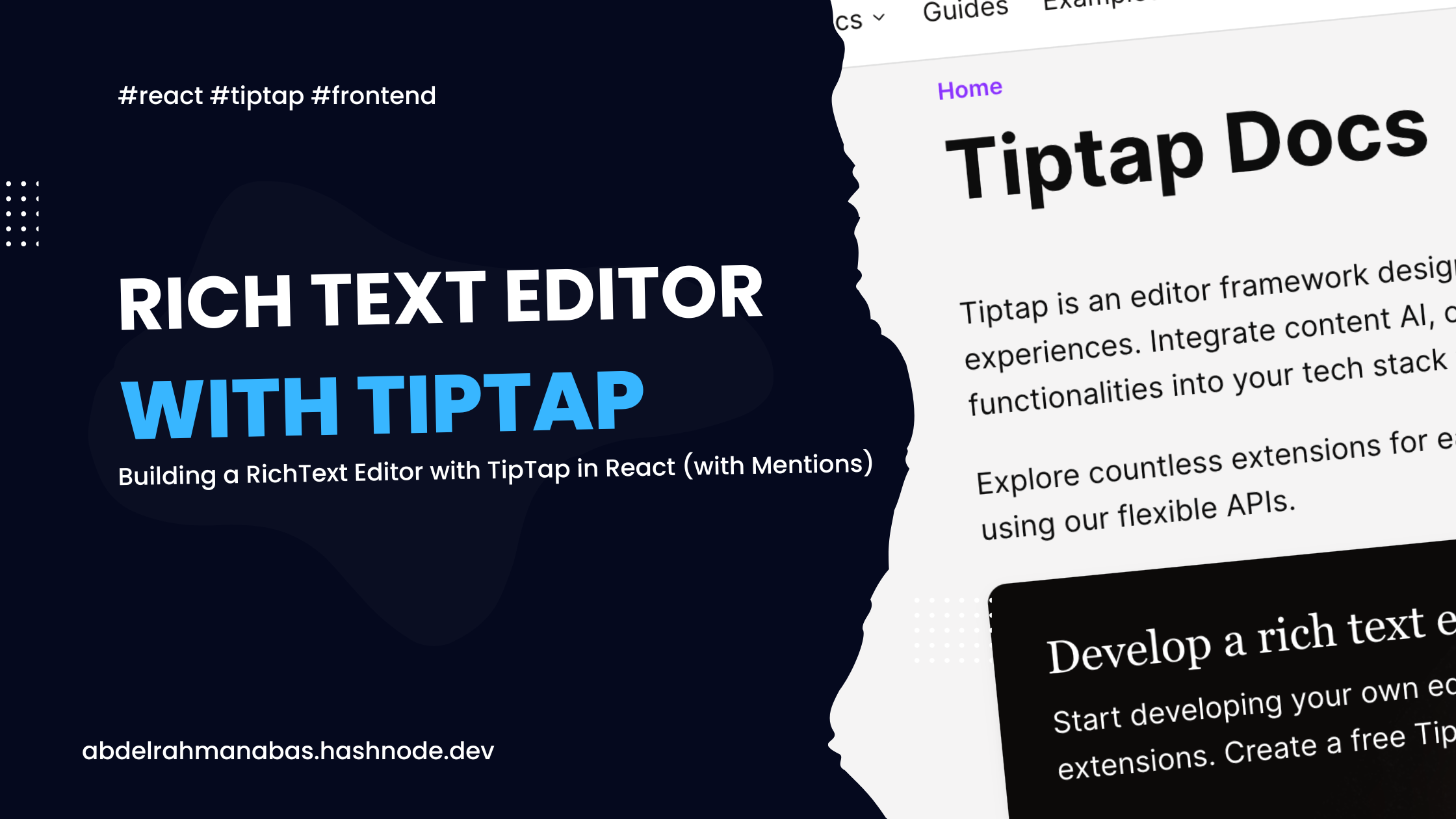 Building a RichText Editor with TipTap in React (with Mentions)