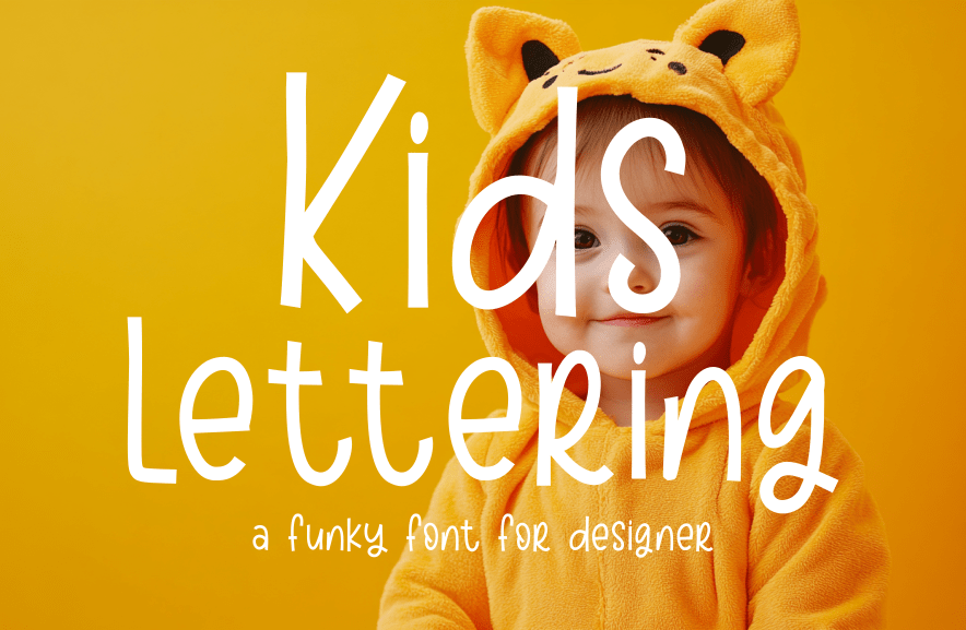 Kids Lettering Font