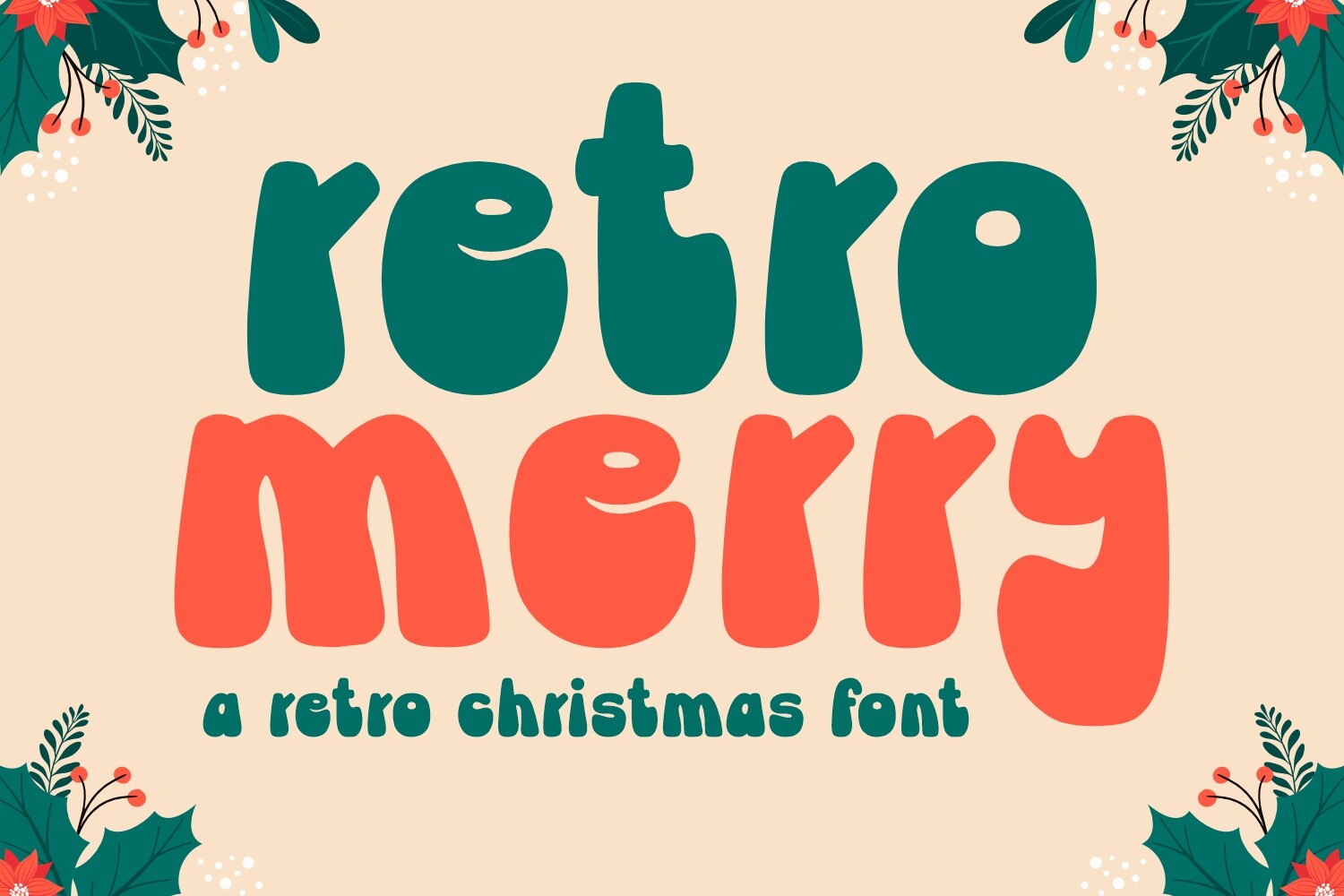 Retro Merry Font