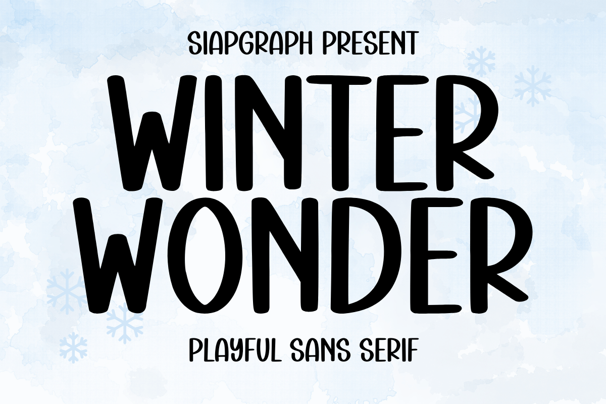 Winter Wonder Font