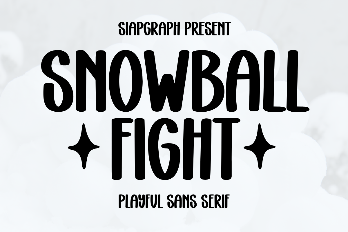 Snowball Fight Font