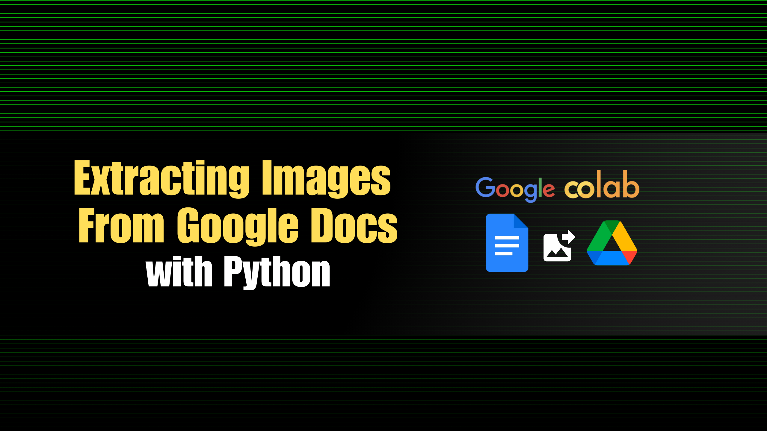 Extracting All Images From A Google Doc Using Python