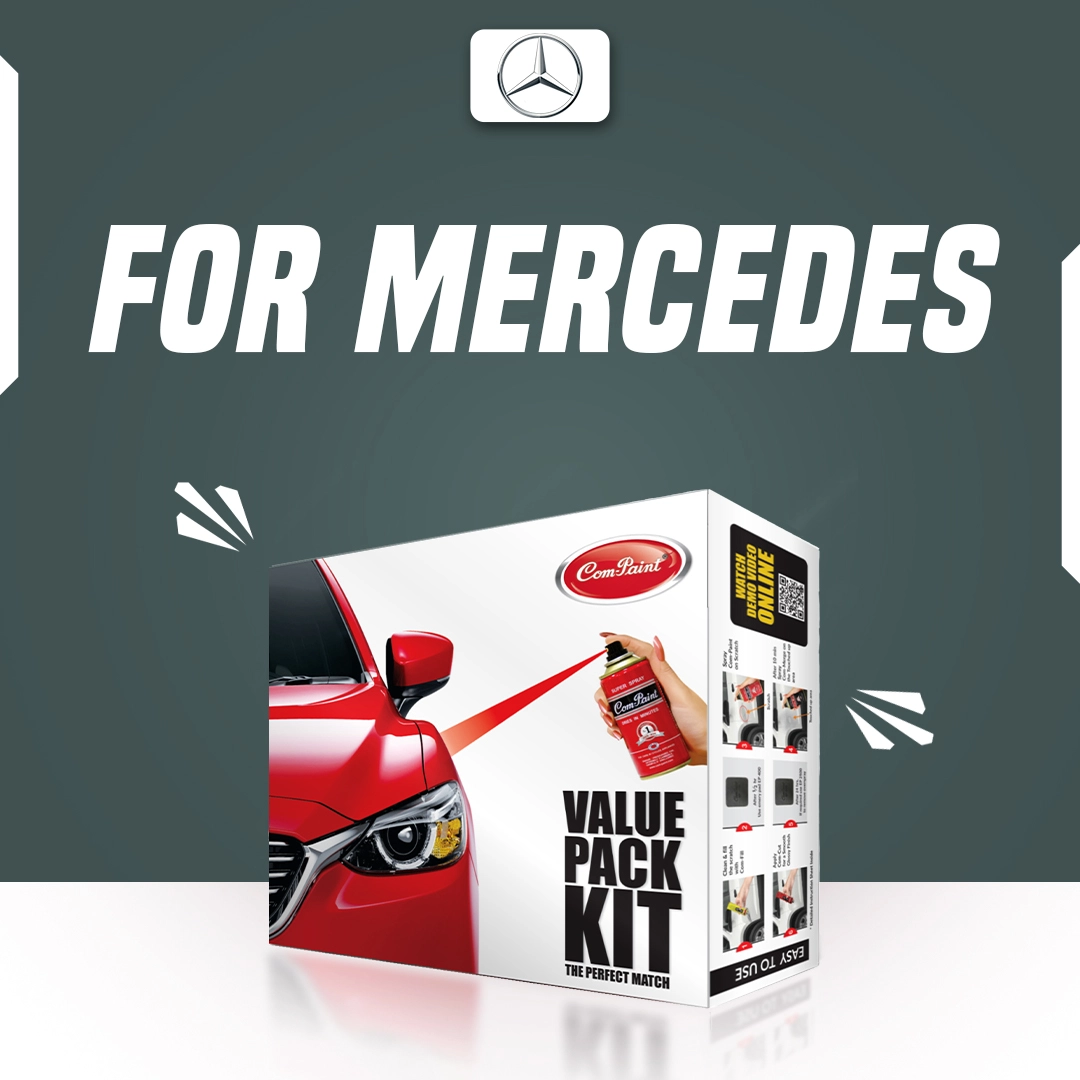 Com-Paint’s Premium White Spray Paint for Car Scratch Repair