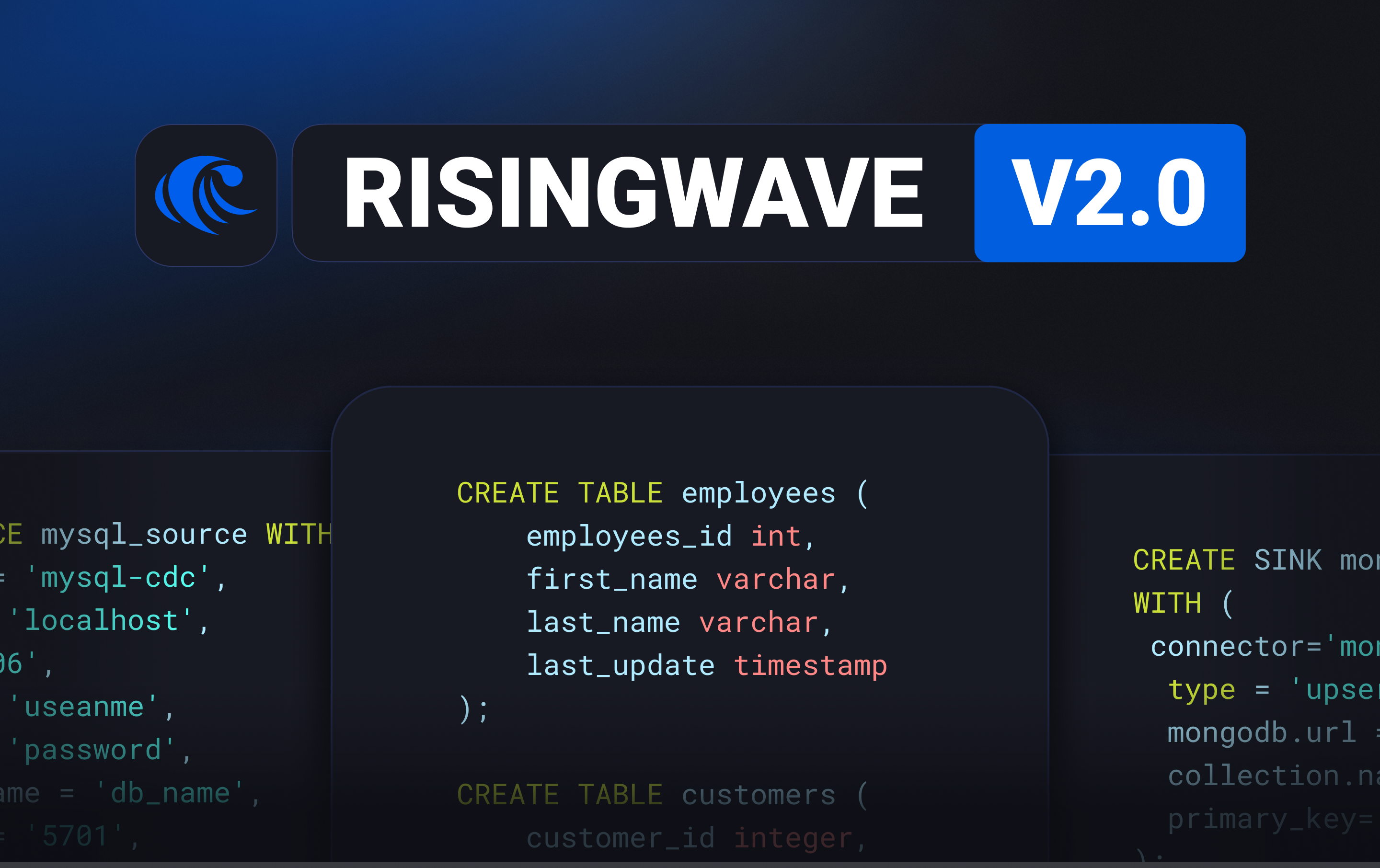 Highlights of RisingWave v2.0: The Open-Source Streaming  SQL Database