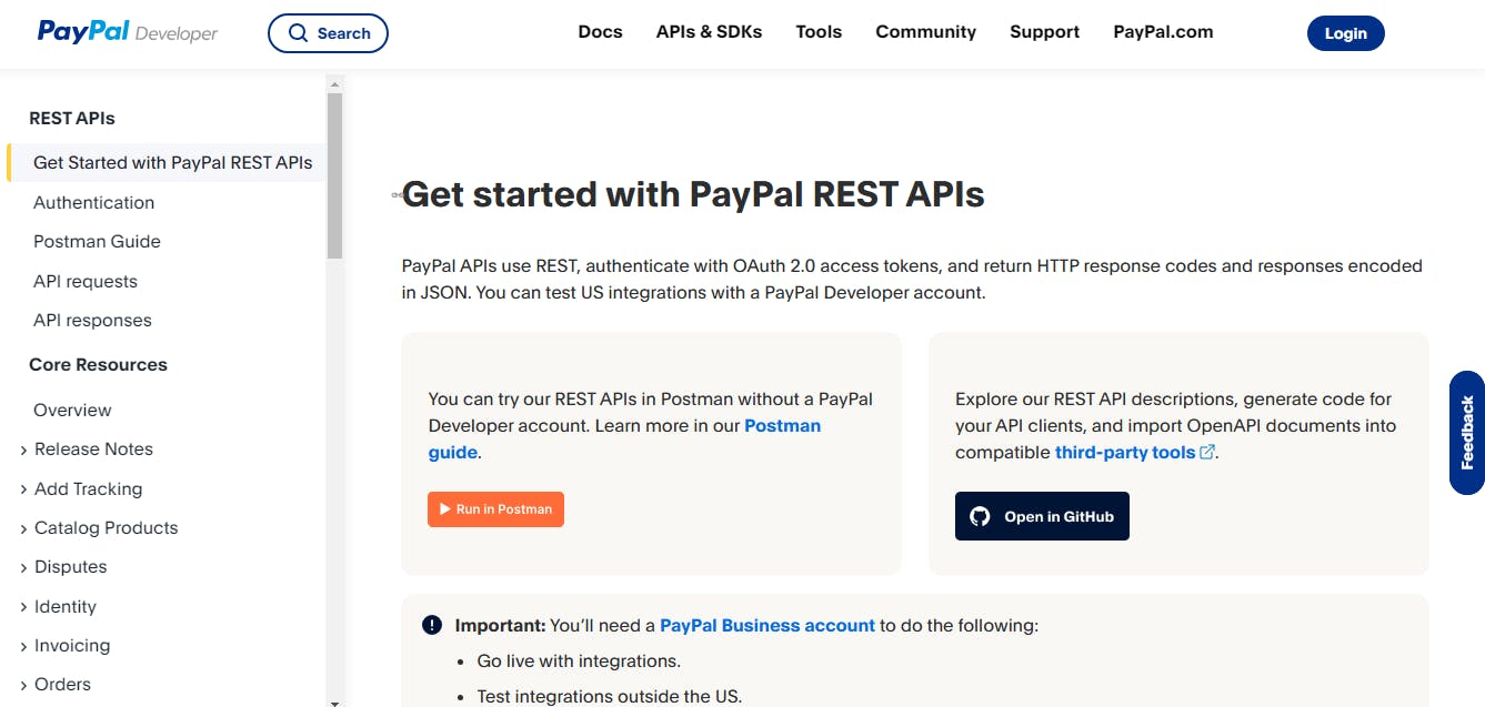 PayPal API in a Desktop Mode