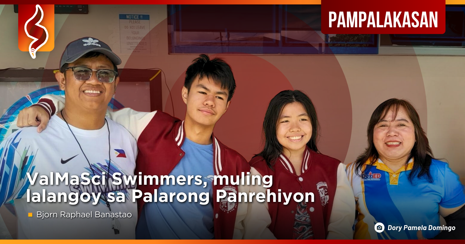 ValMaSci Swimmers, muling lalangoy sa Palarong Panrehiyon