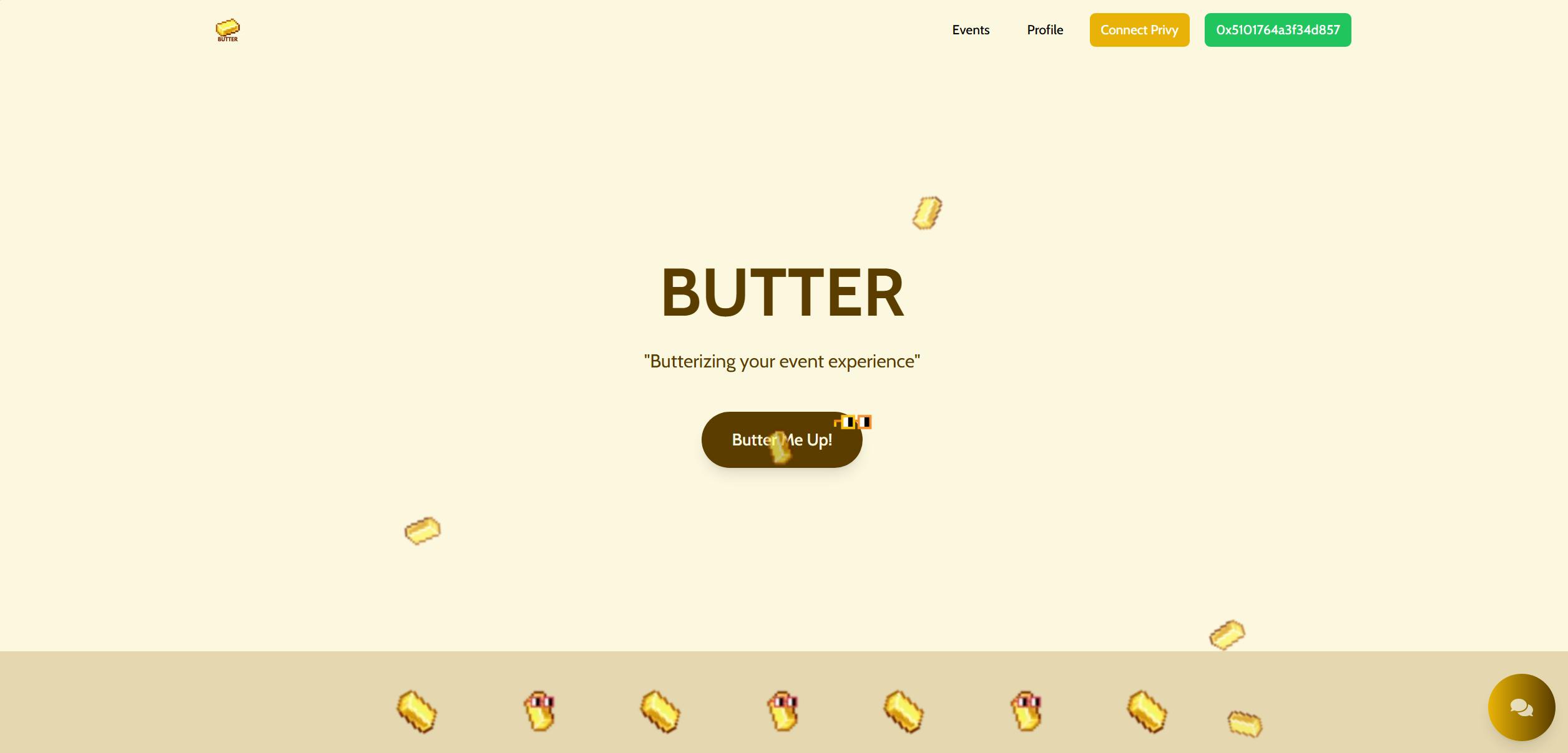 Butter Landing Page