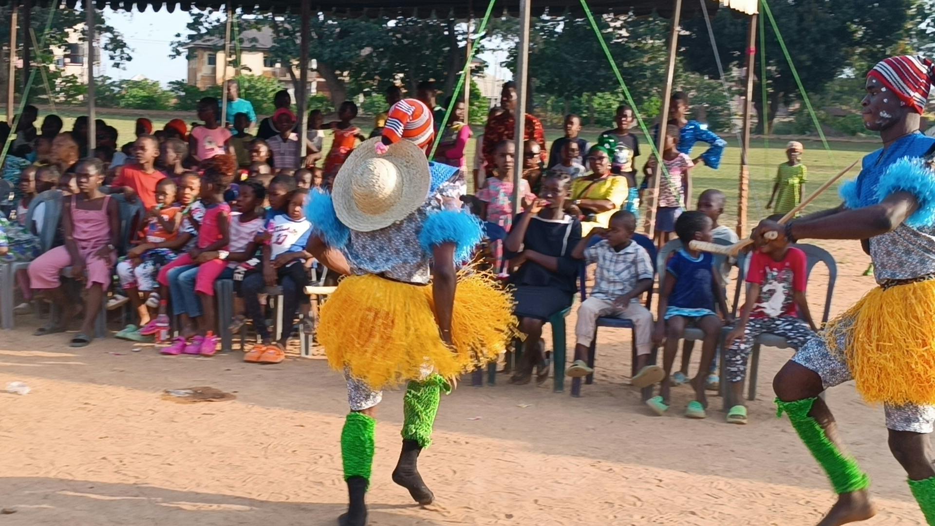 St.Bernard Cultural group where fully represented at the Bigard Memorial Seminary Enugu.