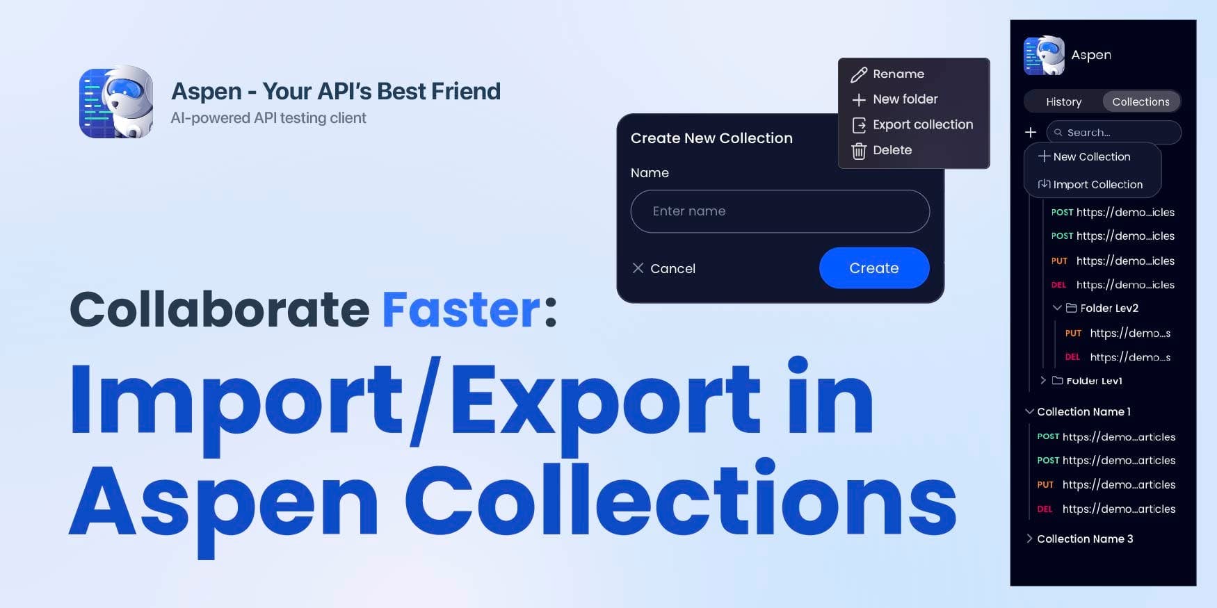 Import/Export in Aspen Collections: Collaborate Faster