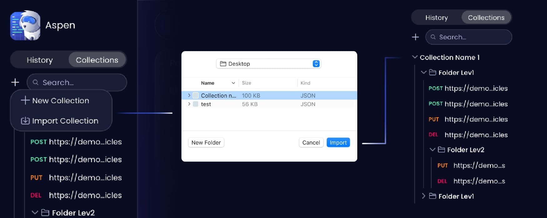 Import/Export in Aspen Collections: Collaborate Faster