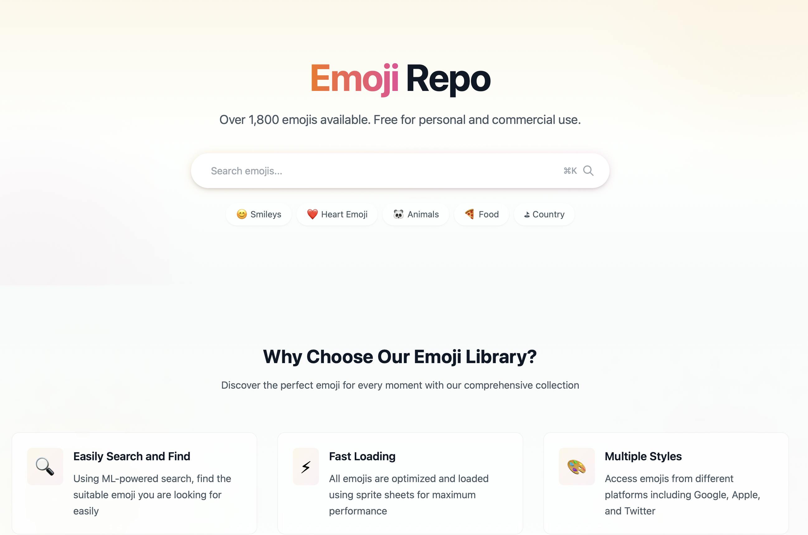 Emoji Repo - Free Emoji Library