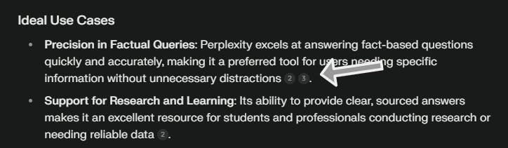 points summarized from which sources are clearly shown