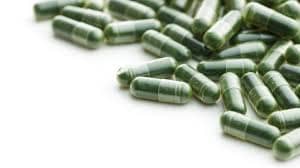 Green vegetable capsules