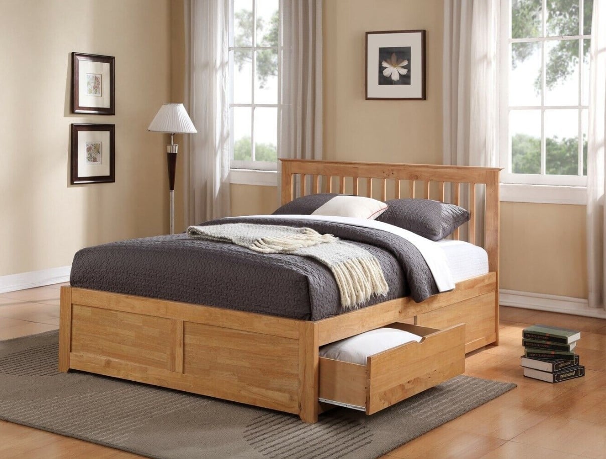 Smart Space Saver: Stylish Bed Frames with Storage for Modern Living
