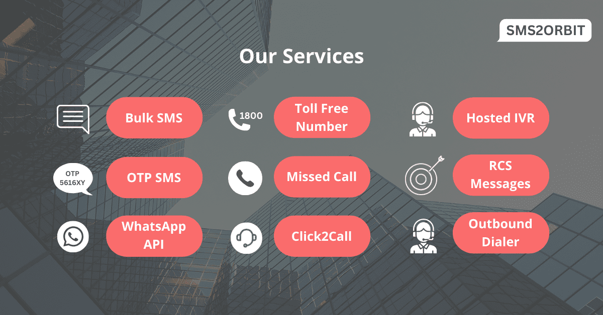 What are the security features of OTP SMS services for BFSI companies?