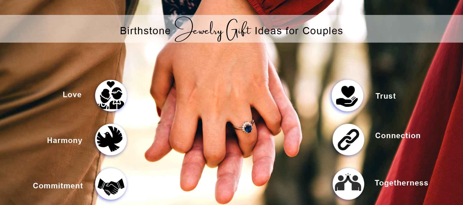 Birthstone Jewelry Gift Ideas for Couples