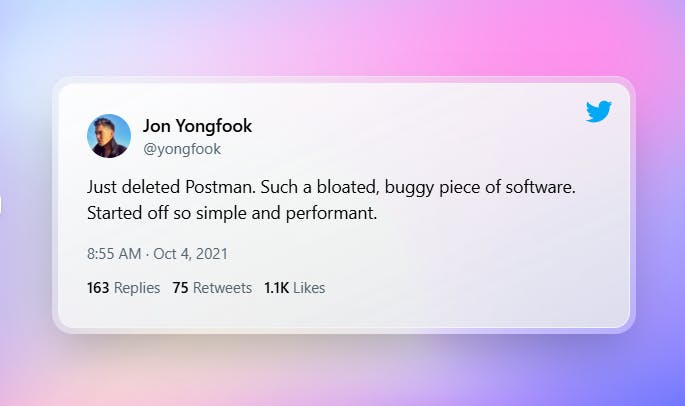 Jon Yongfook tweet