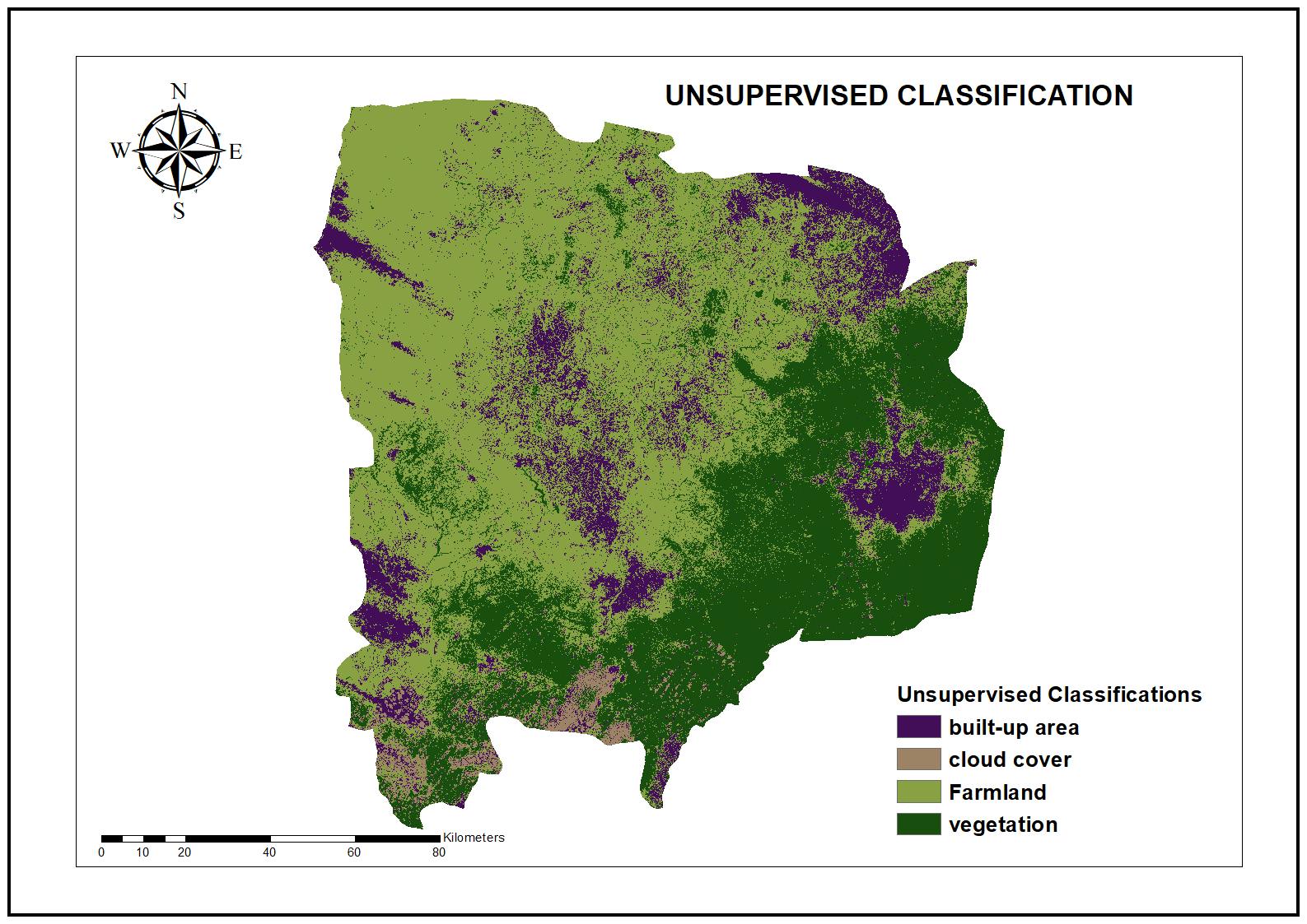 Result of the Unsupervised Classification