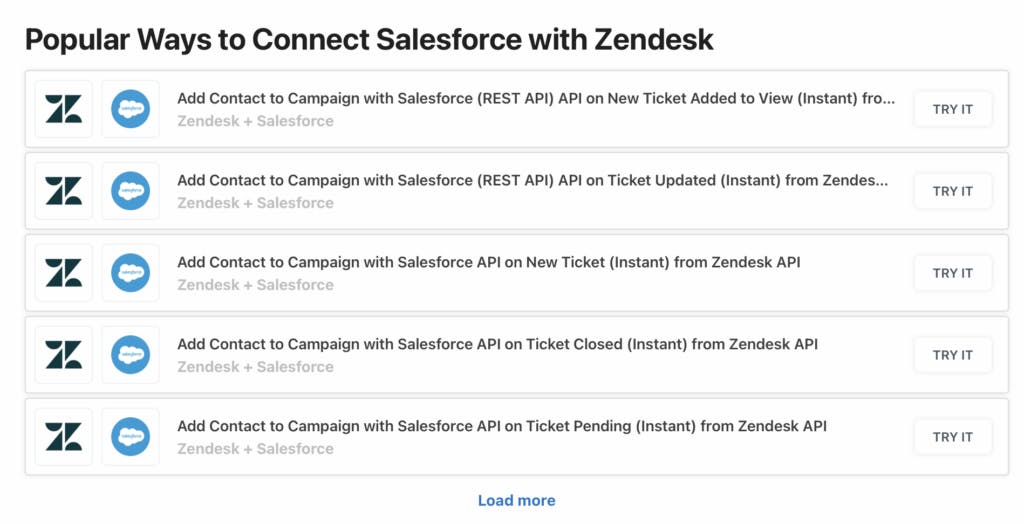 Pipedream Salesforce Zendesk Connection