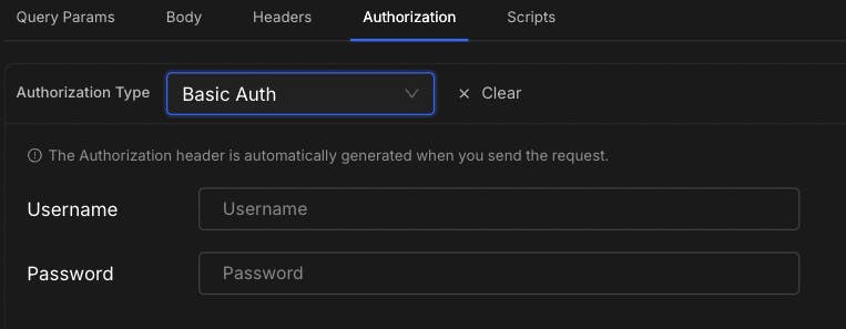 Example -> Basic Auth