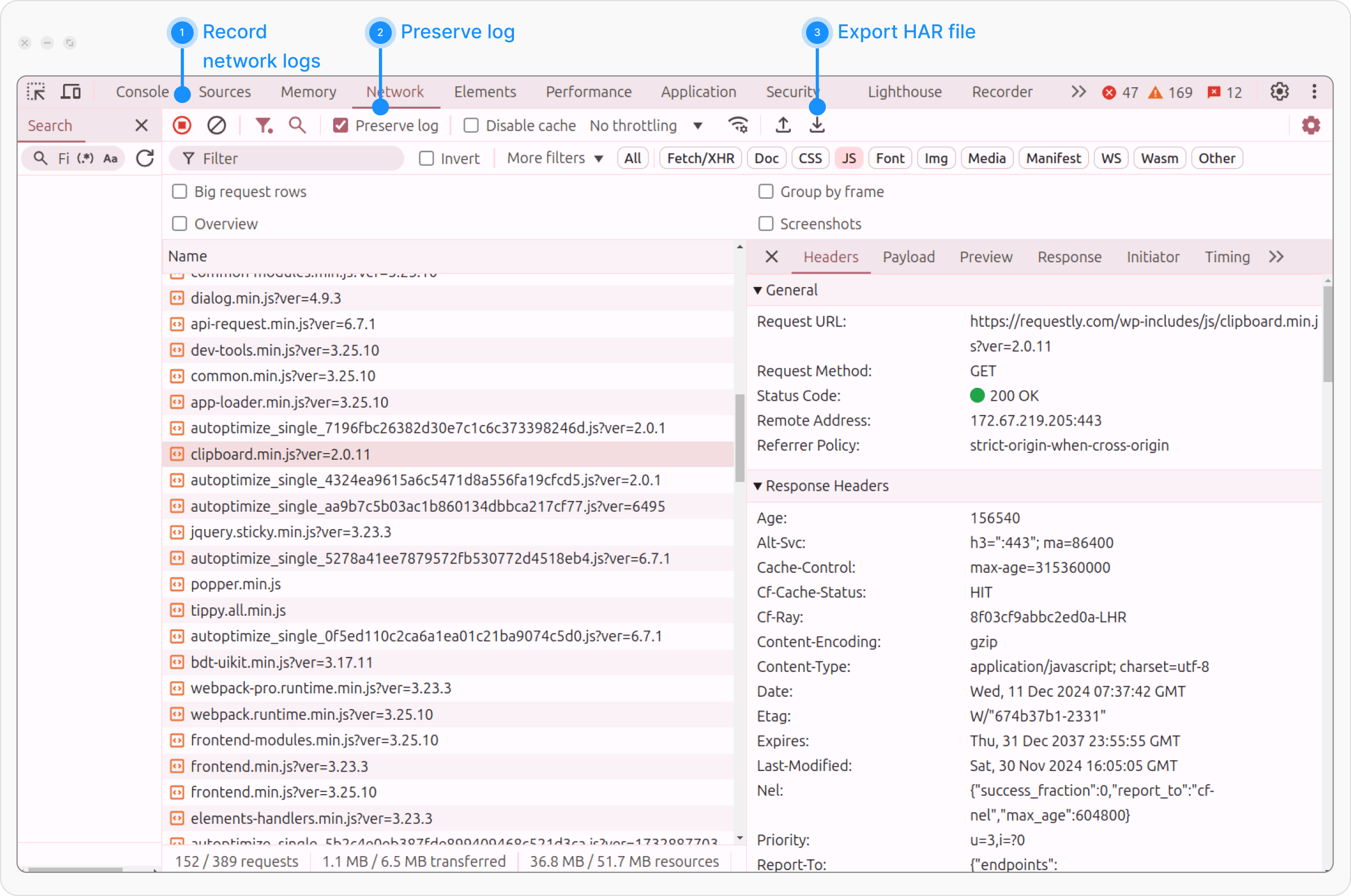 Export HAR File From Chrome - Import & View HAR File