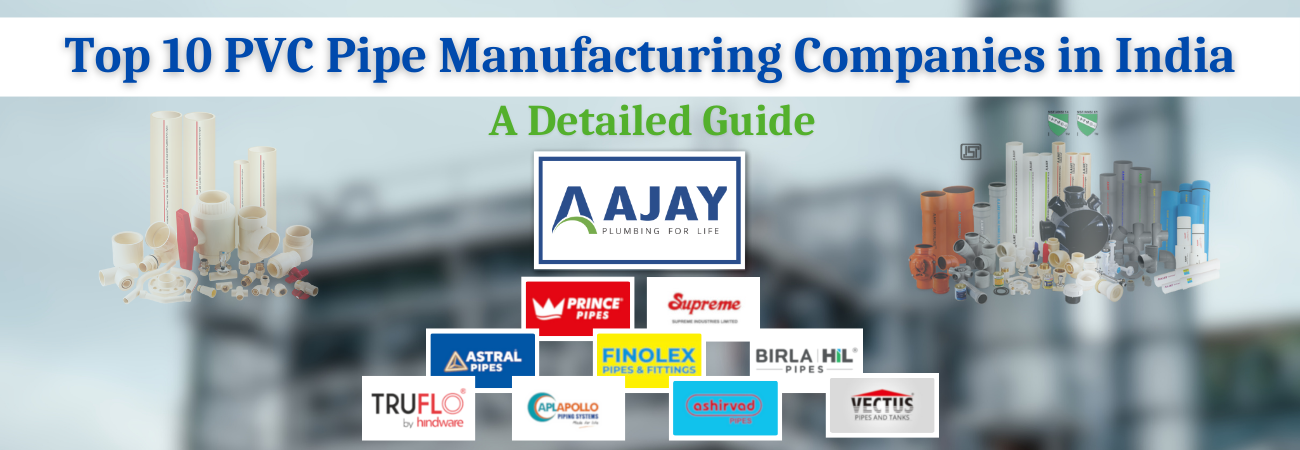 Top 10 pvc pipe manufacturing company in India