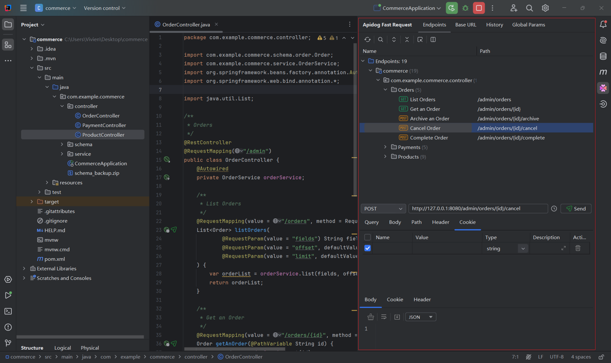 Apidog Fast Request detects endpoints automatically