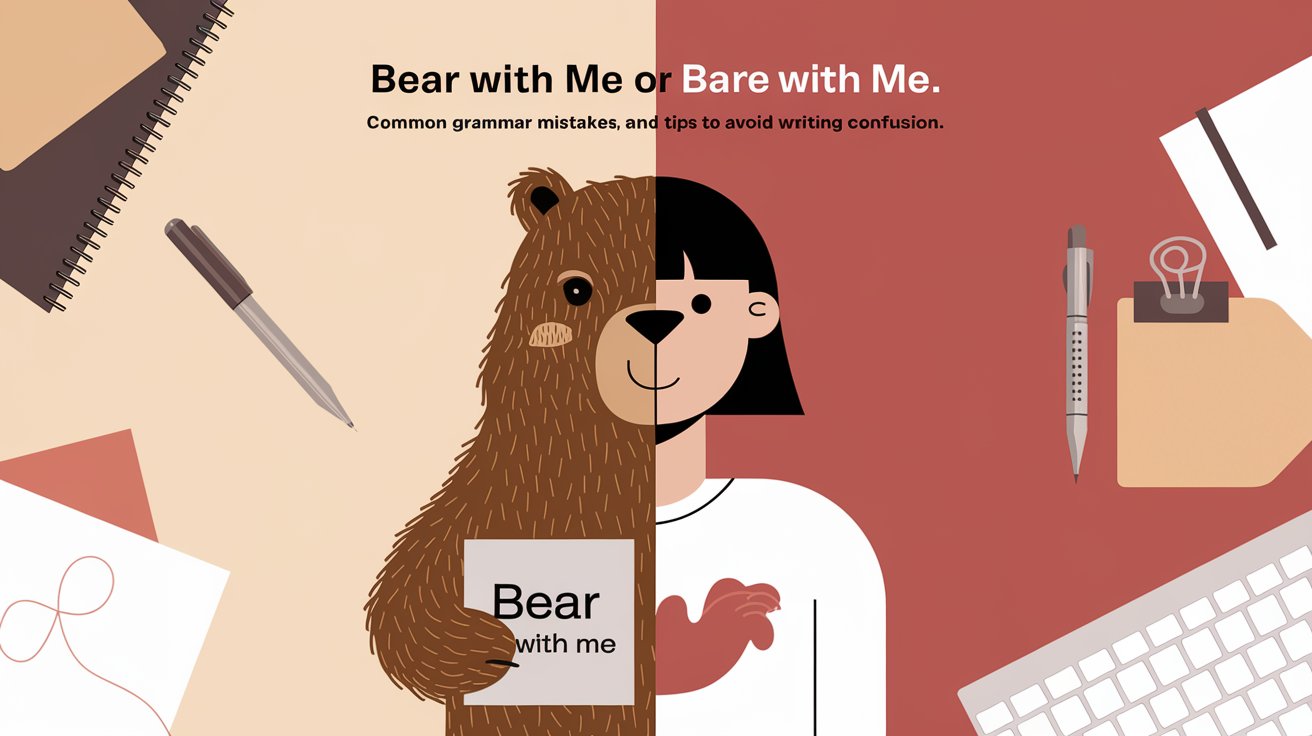 Bear With Me vs. Bare With Me: Understanding the Difference and Proper Usage