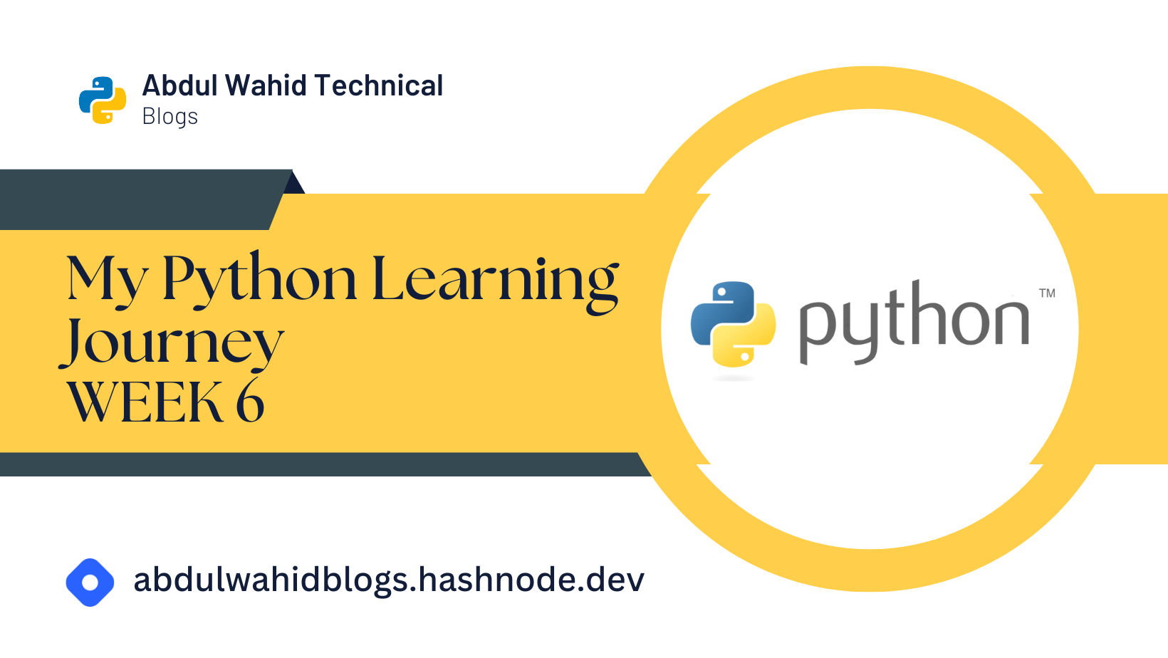 My Python Learning Journey: Week 6 - Steps I Took, Problems I Faced, and How I Solved Them.