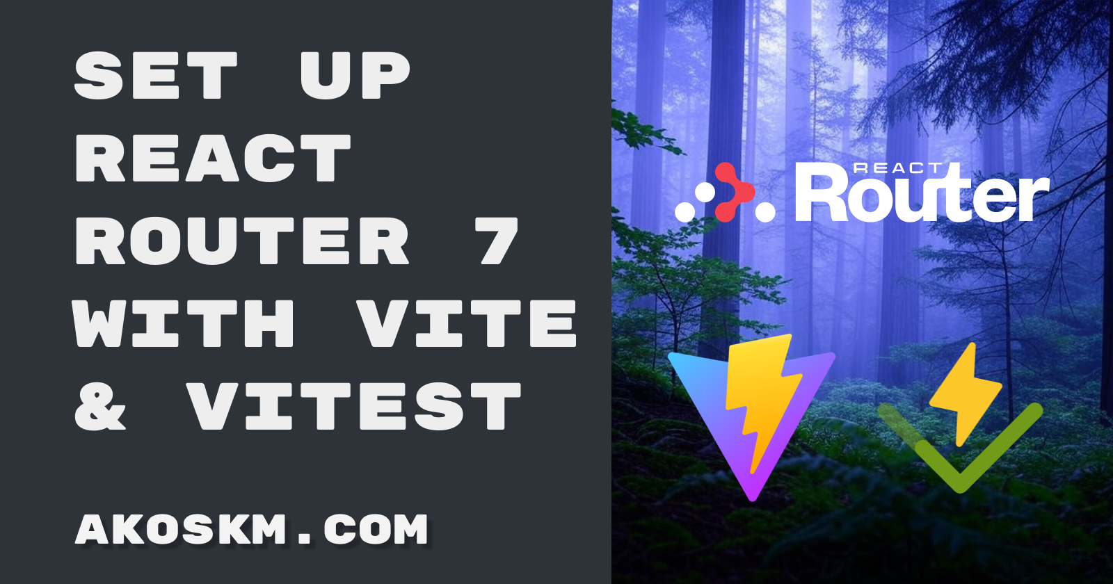 React Router Vitest Example