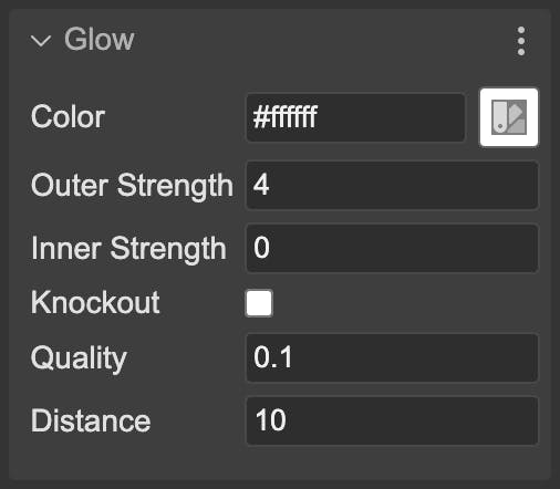 Glow properties