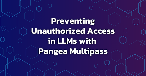 Authorization in AI Systems with Pangea Multipass