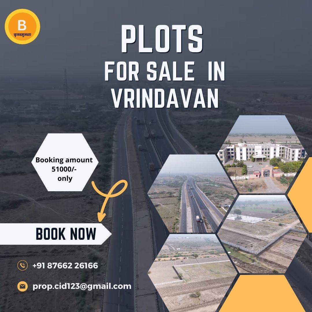 Spiritual Haven: Serene Plot in Vrindavan's Sacred Heart