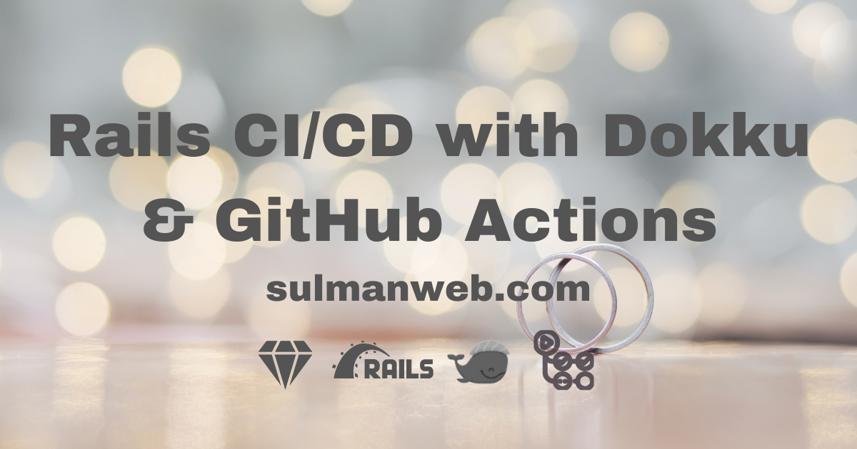 Rails CI/CD with Dokku & GitHub Actions