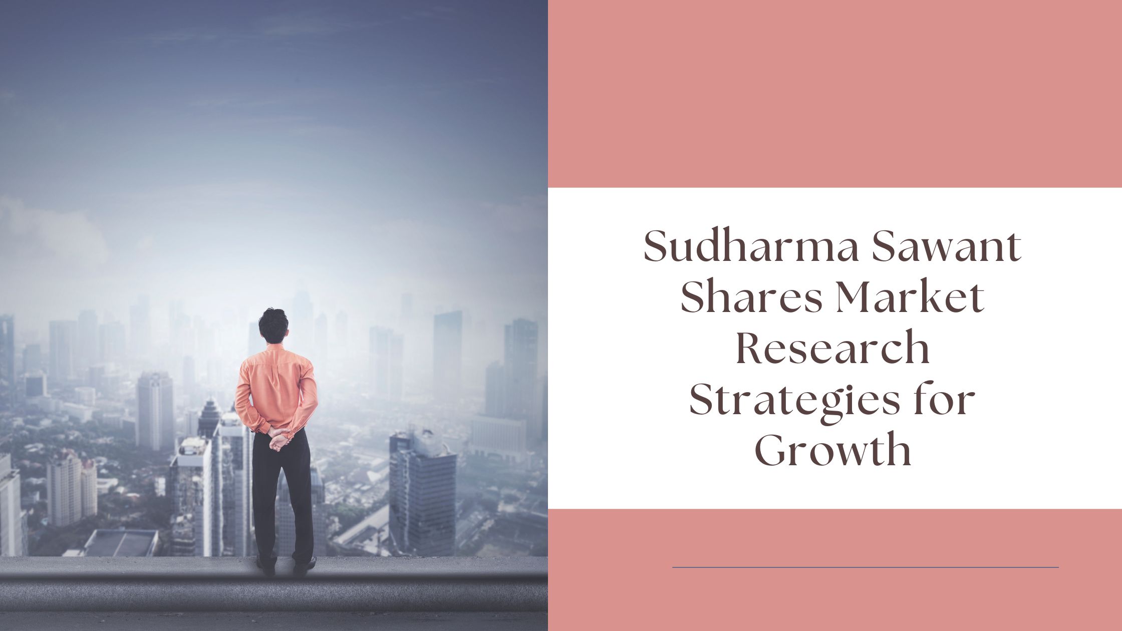 Sudharma Sawant Shares Market Research Strategies for Growth