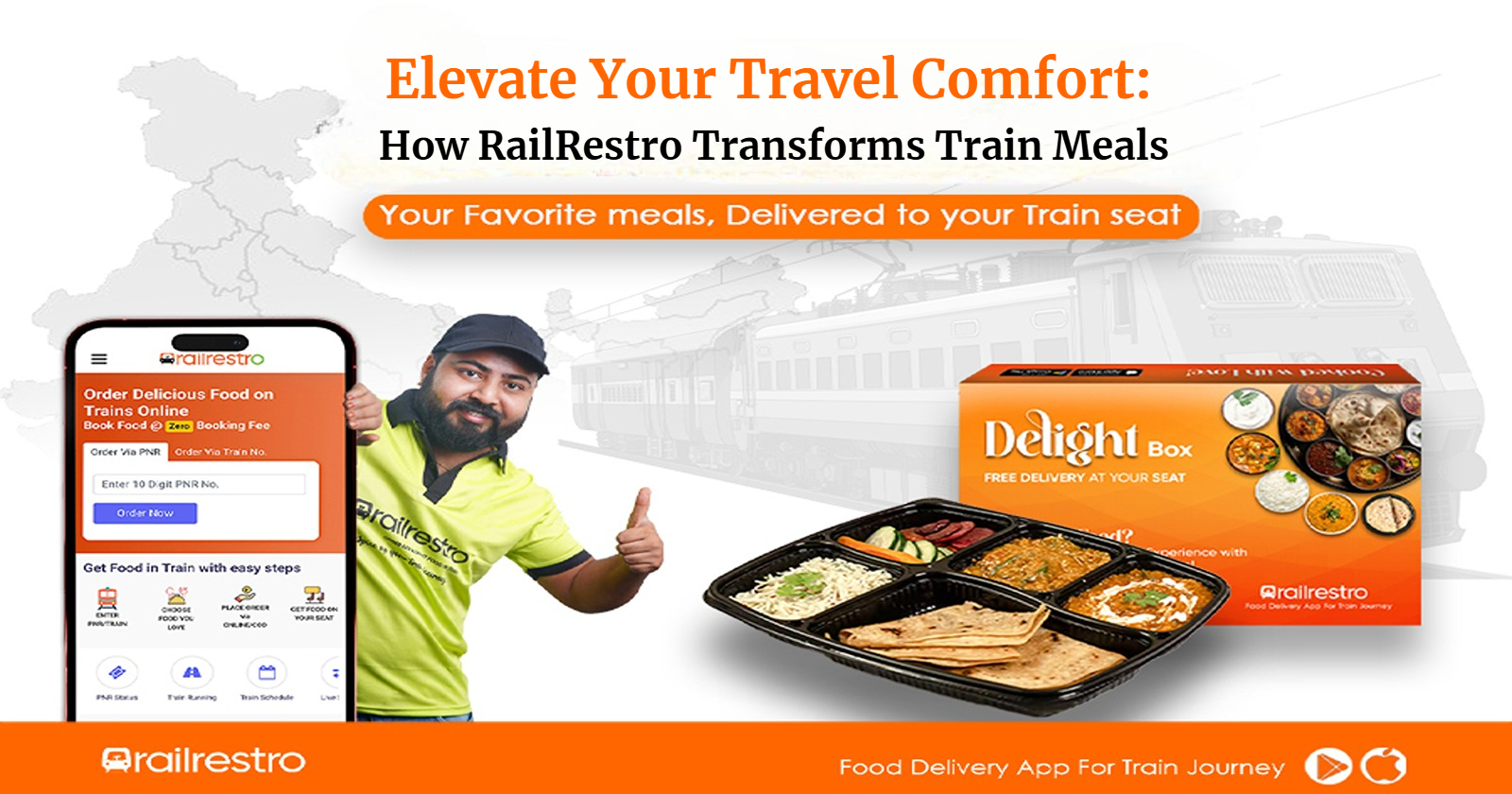 Elevate Your Travel Comfort: How RailRestro Transforms Train Meals