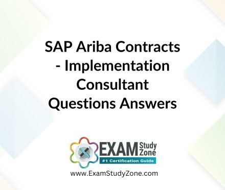 Sap Ariba Contracts Questions