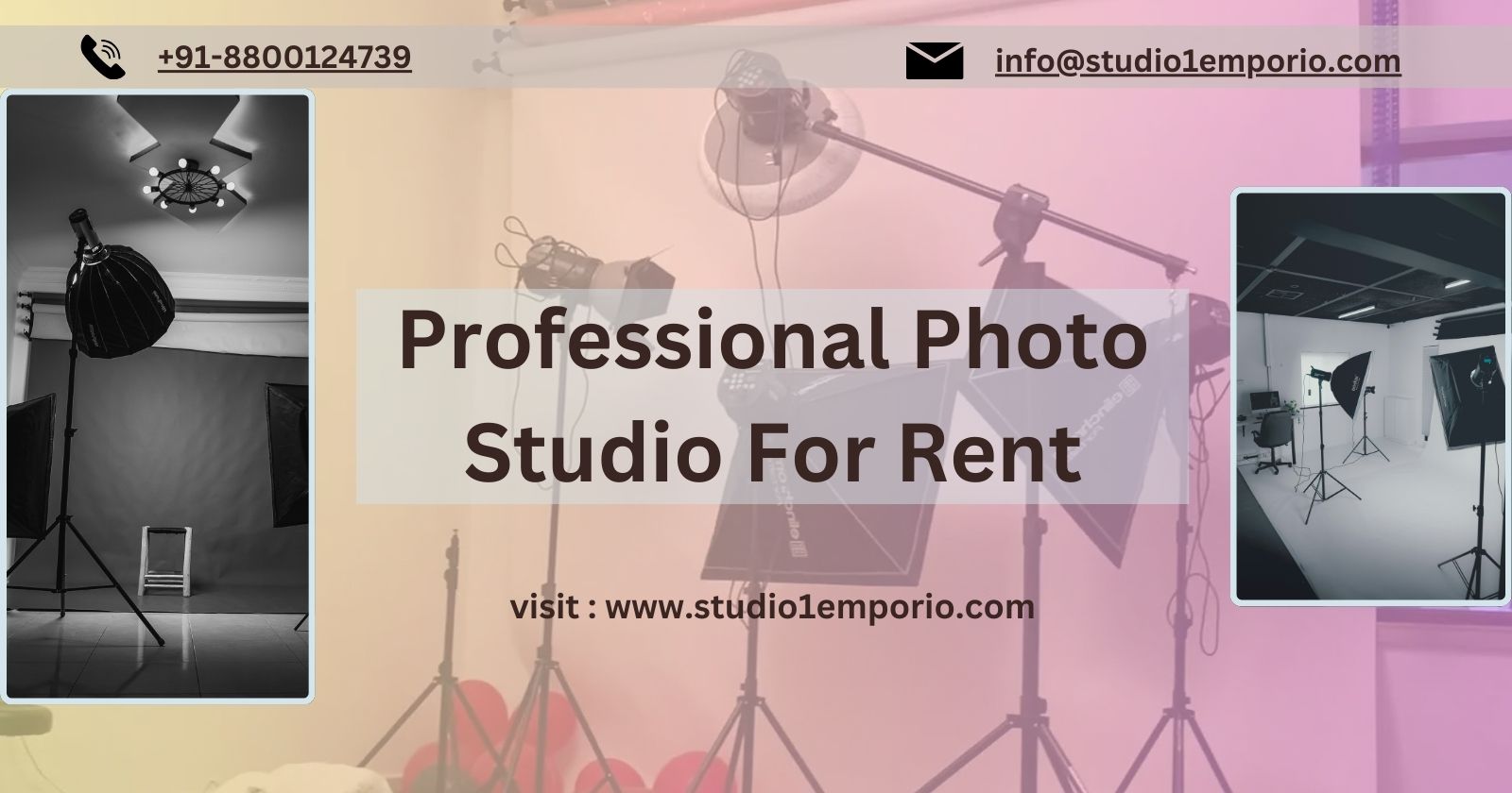 Photography Studio on Rent for Food in Delhi & Gurgaon