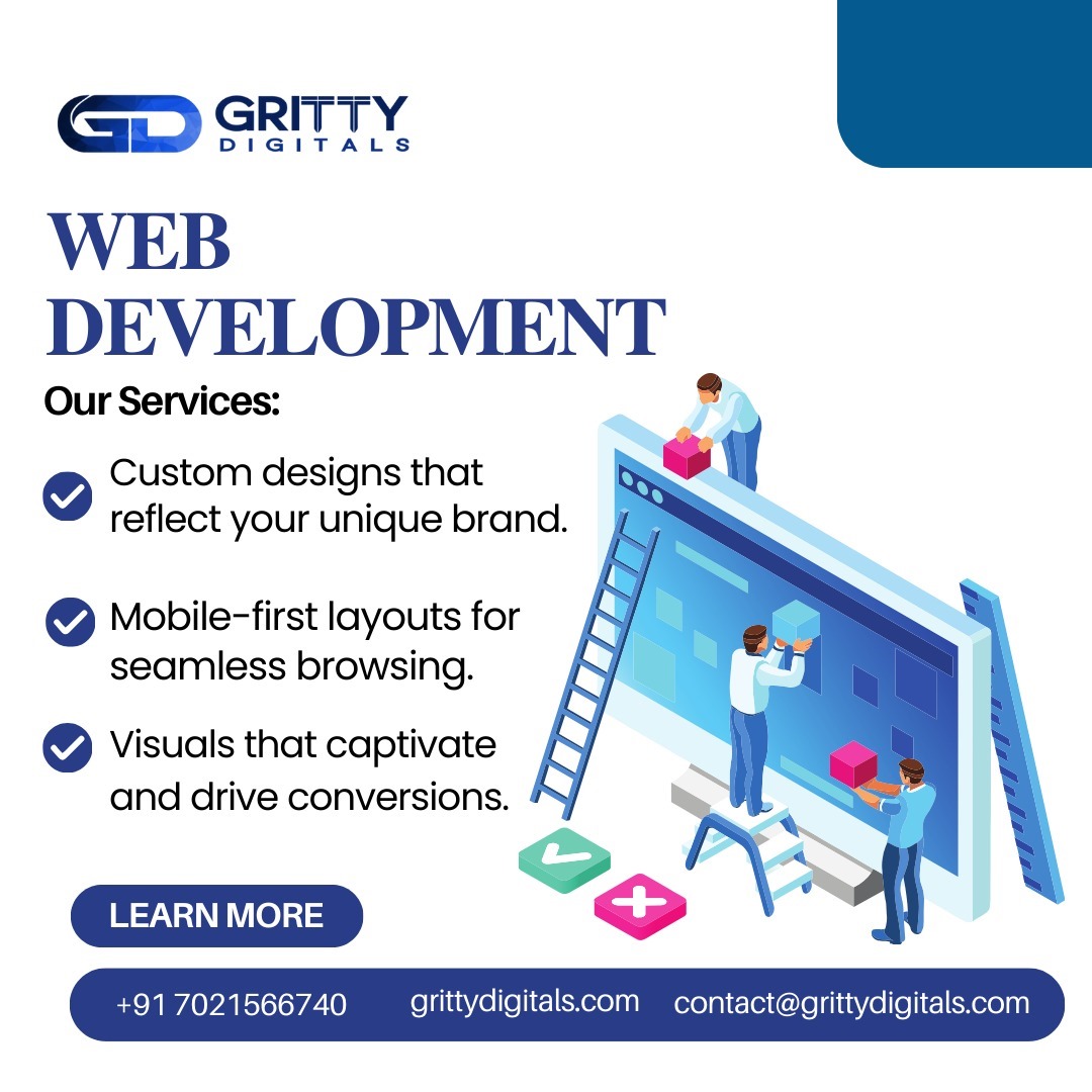 Professional Web Development Company in Hyderabad | Gritty-digitals