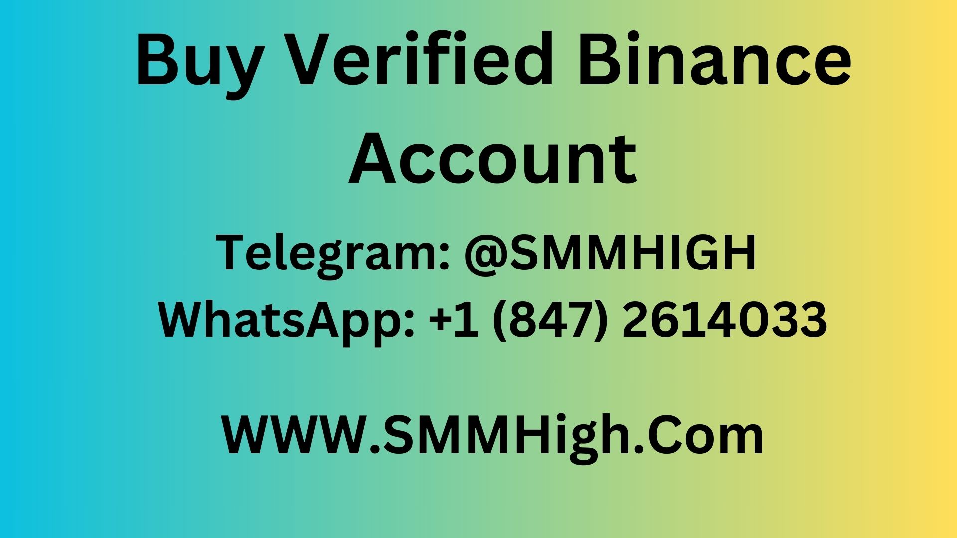 Verified Binance Account