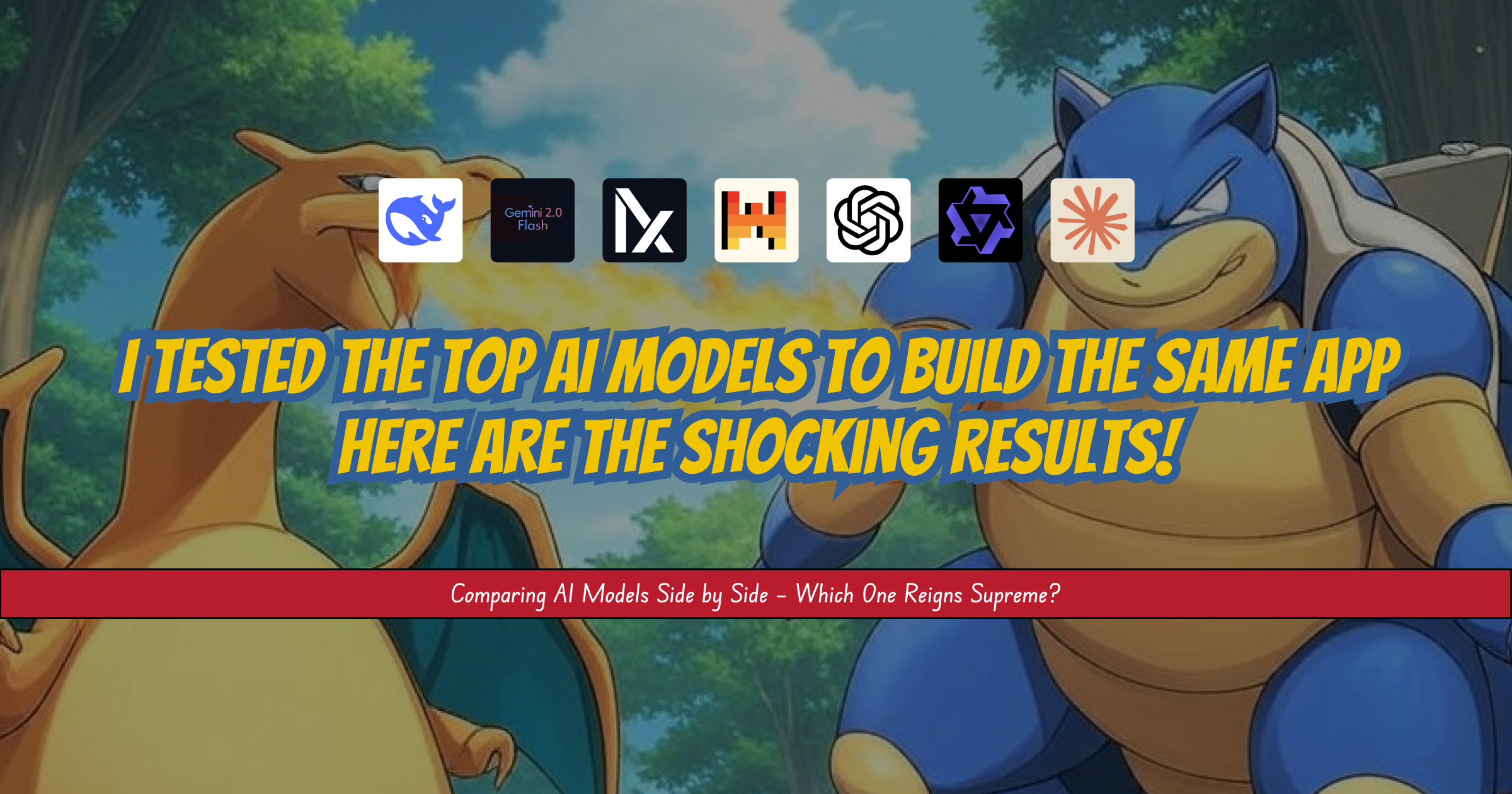 I Tested the Top AI Models to Build the Same App - Here are the Shocking Results!