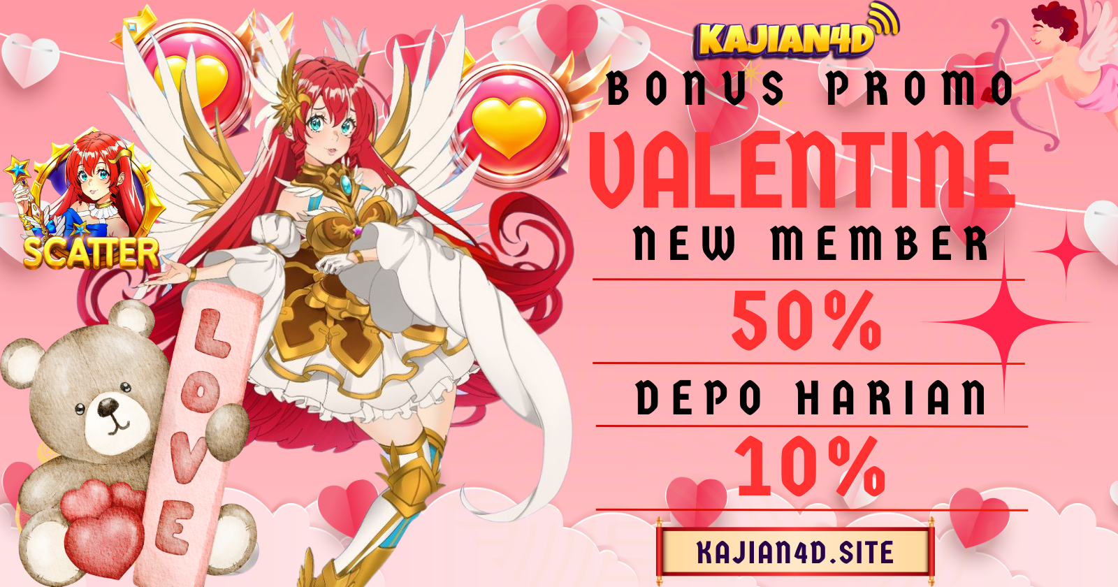 Spin & Love Kajian4D: Rayakan Valentine dengan Keberuntungan & Cinta!