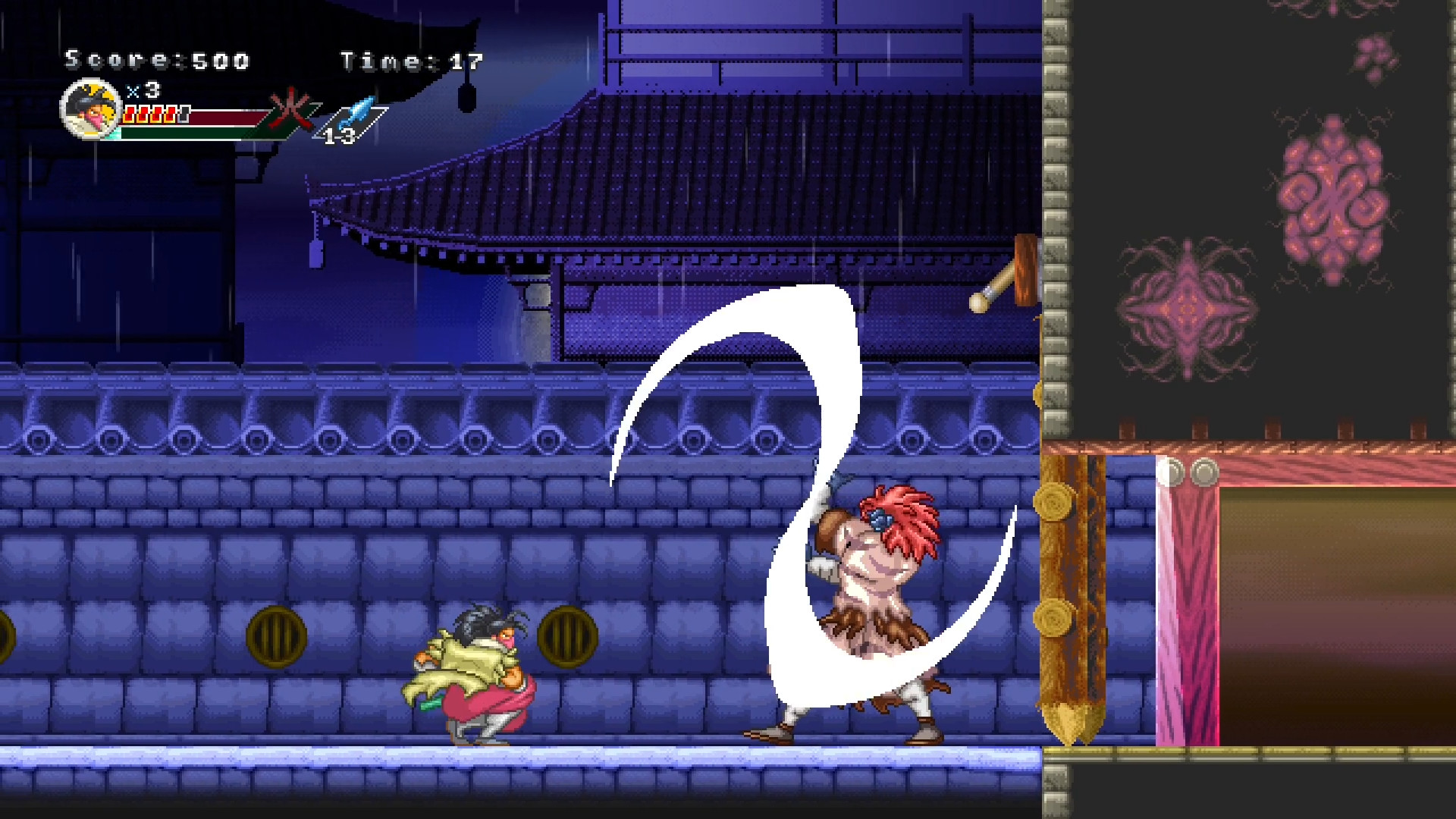 "In Ganryu 2, the pixel art is a feast for the eyes, a throwback to the golden age of gaming.