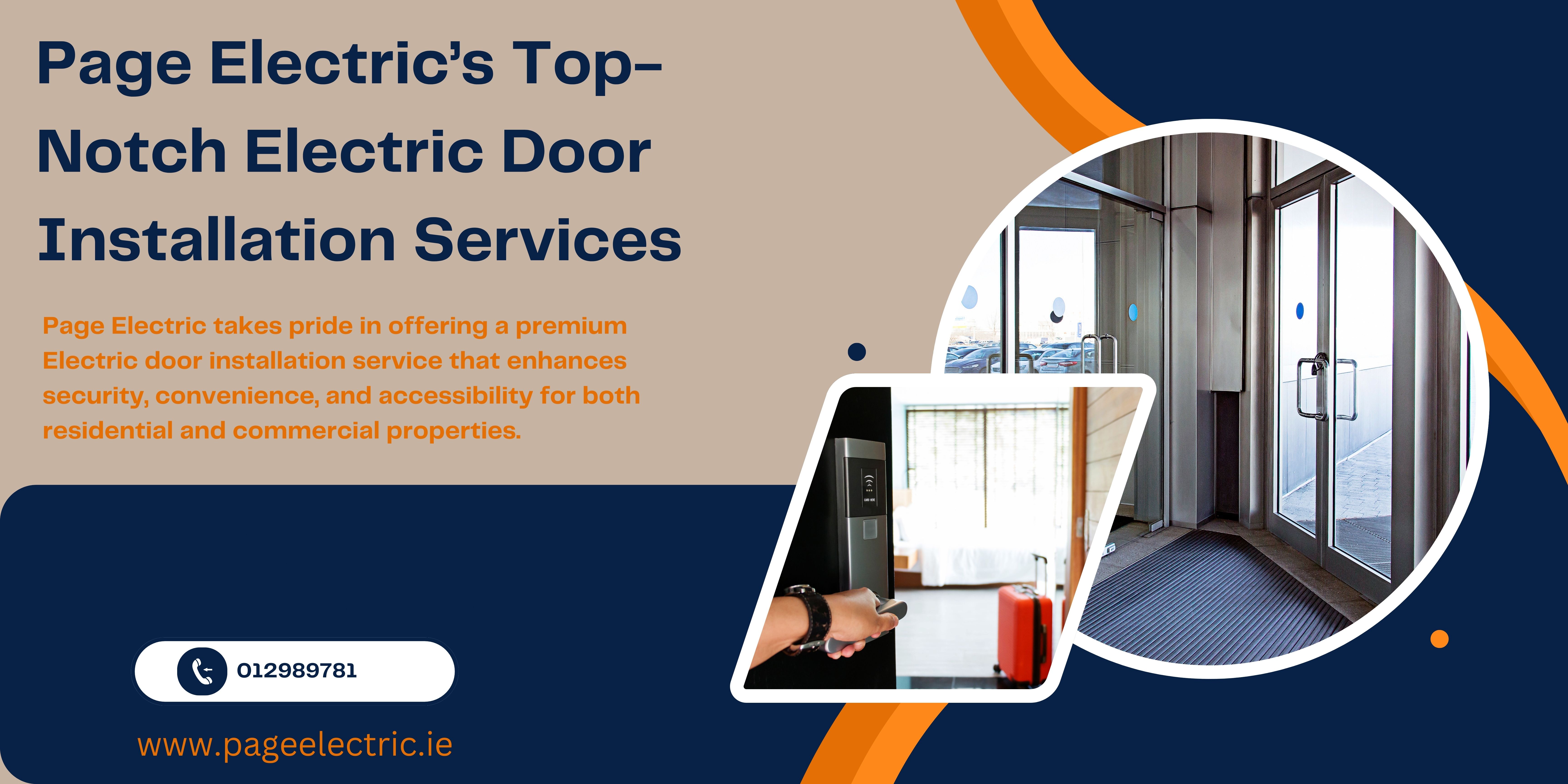 Page Electric’s Top-Notch Electric Door Installation Services