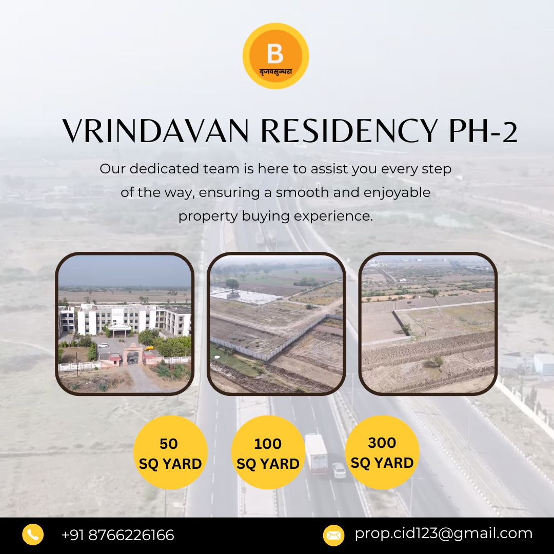 Premium Residential Plots in Vrindavan: A Golden Investment Opportunity