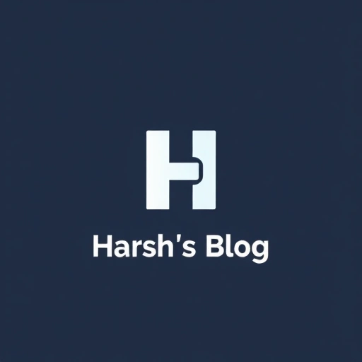 Harsh's blog